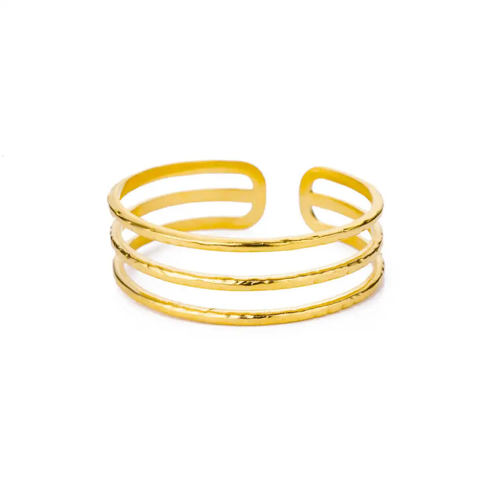 Exquisite Classic Bump Pattern Openning Bangles Bracelet