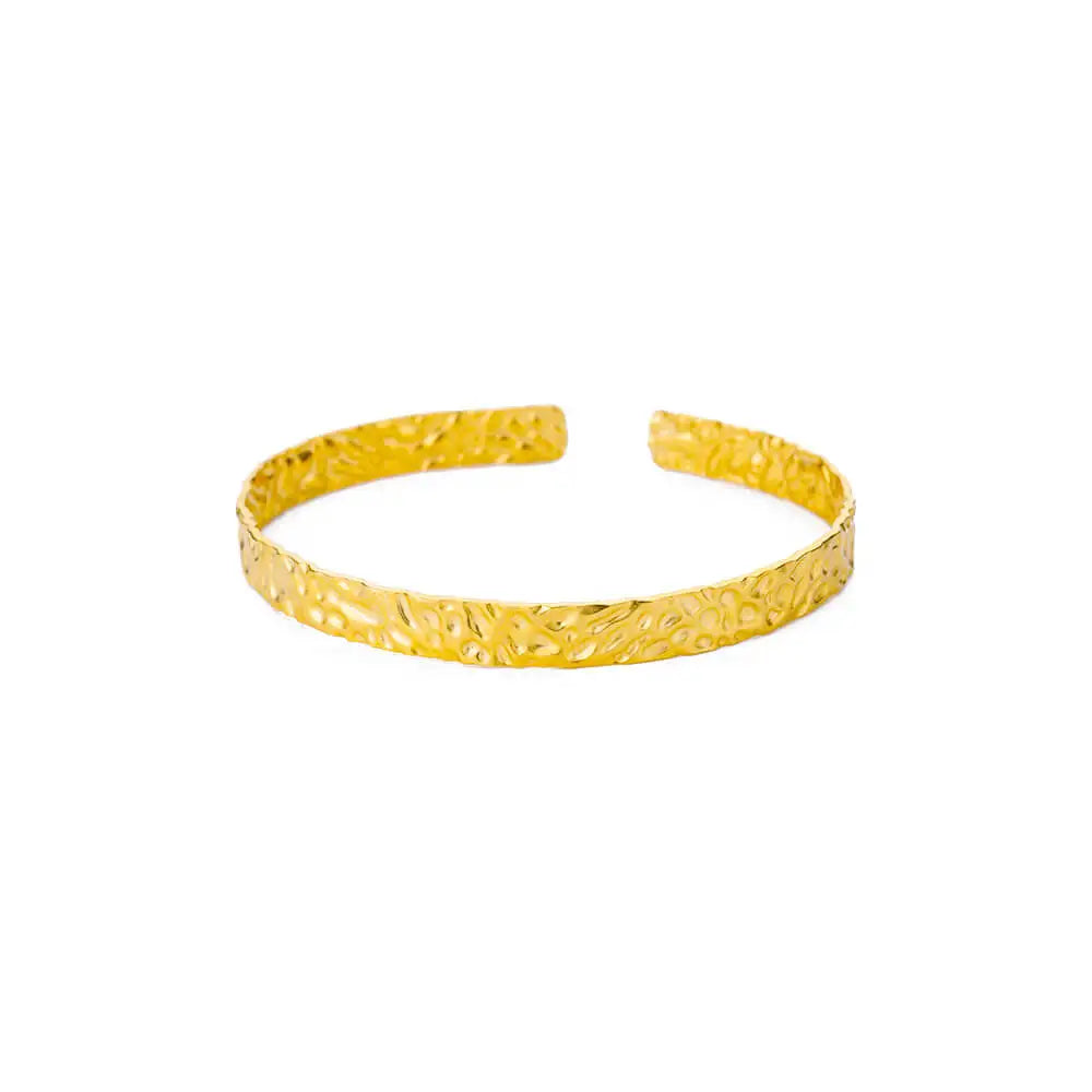Exquisite Classic Bump Pattern Openning Bangles Bracelet