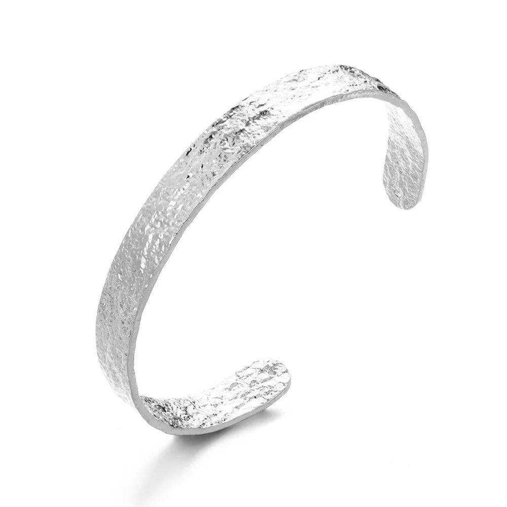 Exquisite Classic Bump Pattern Openning Bangles Bracelet